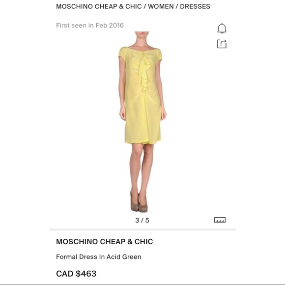 Moschino Front Ruffle Dress - Picture 7 of 7